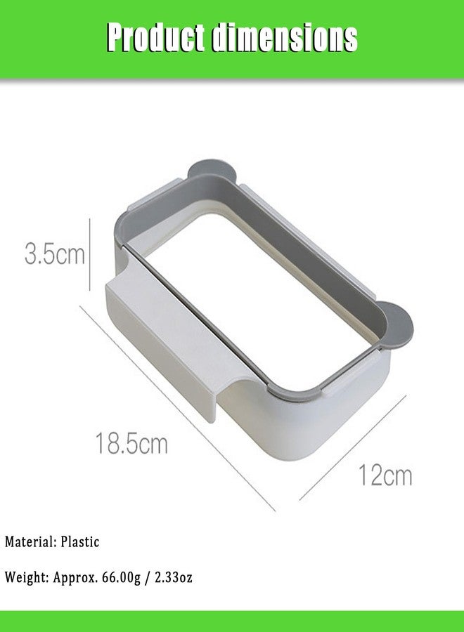 lvifloae Hanging Organizer Garbage Bag Holder, Over The Cabinet Plastic Trash Bag Holder for Kitchen, Garbage Bag Holder Rack Space Saving Use Portable Cabinet Door Trash Bag Holde Garbage Can - Image 2